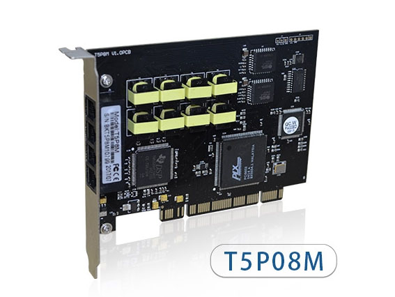 Tansonic唐信 T5P08M PCI电话录音卡