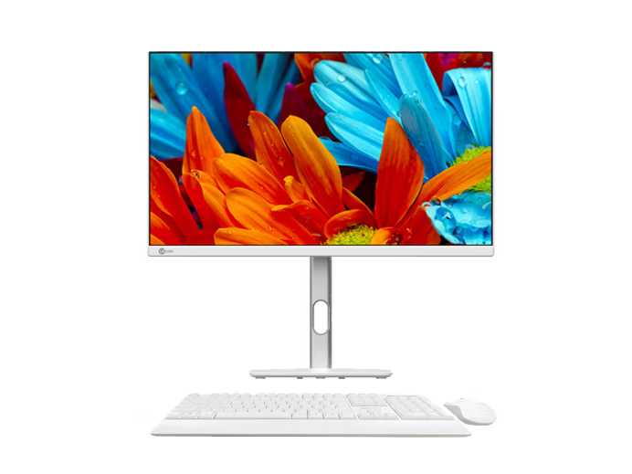 一体机Lecoo AIOK2729  I5-12450H/16G/512G/升降旋转/易插拔盘仓/W11 27寸IPS 白 