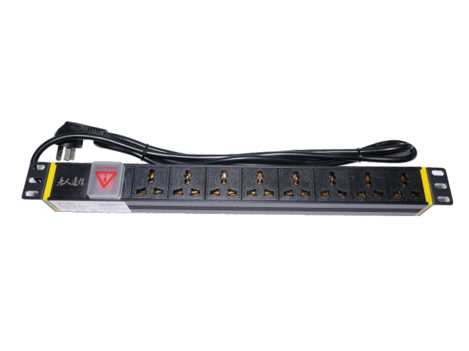 唐人通信 8 口 10A PDU 带防雷/过载万用孔电源管理单元