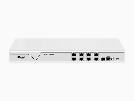 爱快（iKuai）IK-A220PRO 全千兆企业级流控有线路由 多WAN/行为管理/AC管理 带机量160