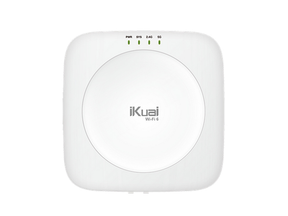 爱快（iKuai）IK-X7 双频3000M企业级无线吸顶AP WiFi6/千兆端口/标准PoE 酒店写字楼商场无线WiFi接入点