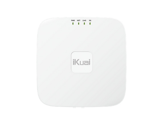 爱快（iKuai）IK-X6 双频1800M企业级无线吸顶AP WiFi6/千兆端口/标准PoE 酒店写字楼商场无线WiFi接入点