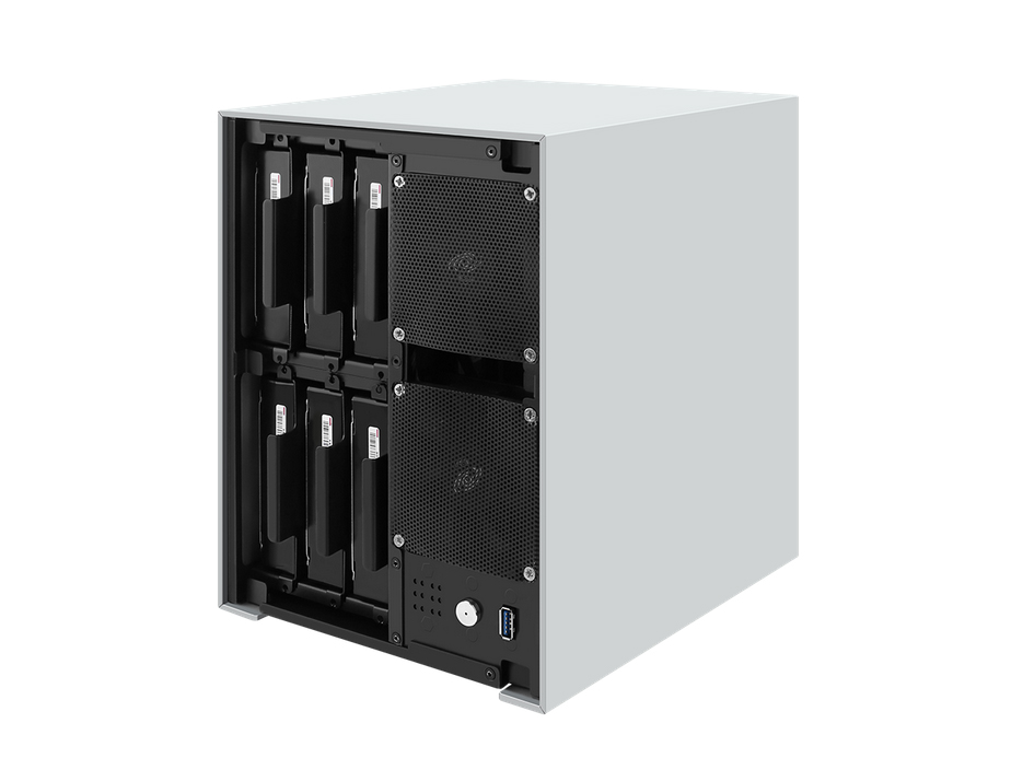 畅网微控J6412/J6413 企业级六盘位NAS妖板/双M.2/I226网卡/ITX/UNRAID