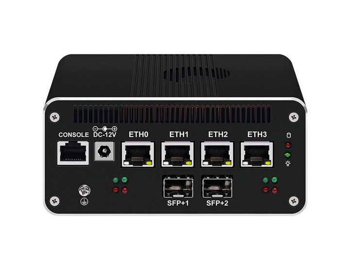 畅网12/13代八网口双万兆多网口迷你电脑/双通道DDR5/双SATA/M.2 PCIe4.0/82599ES万兆/全闪5个M.2小主机