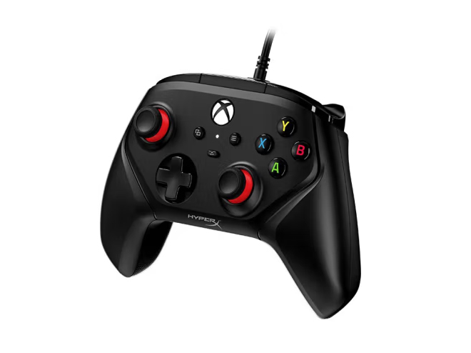 极度未知（HYPERX）有线游戏手柄角斗士Xbox 双震动马达 游戏电玩 黑色 