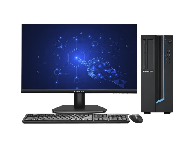 浪潮CE520F 腾锐D2000/8G/256G/1G独显/DVD +23.8显示器