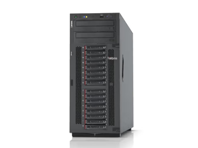 联想（Lenovo）ST558双路塔式GPU服务器主机虚拟化存储定制 1*银牌4210R 【推荐】32G内存丨480G+3×4T 