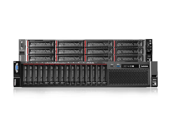 联想（Lenovo）SR588服务器主机2U机架式国产机型AI算力GPU深度学习1颗银牌4210R 16GB内存 2*2TB硬盘 