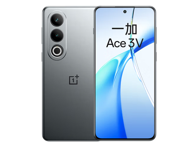 一加 Ace 3V 12GB+256GB 钛空灰 高通第三代骁龙 7+ 芯片 5500mAh 超长续航 OPPO AI 5G直屏游戏手机