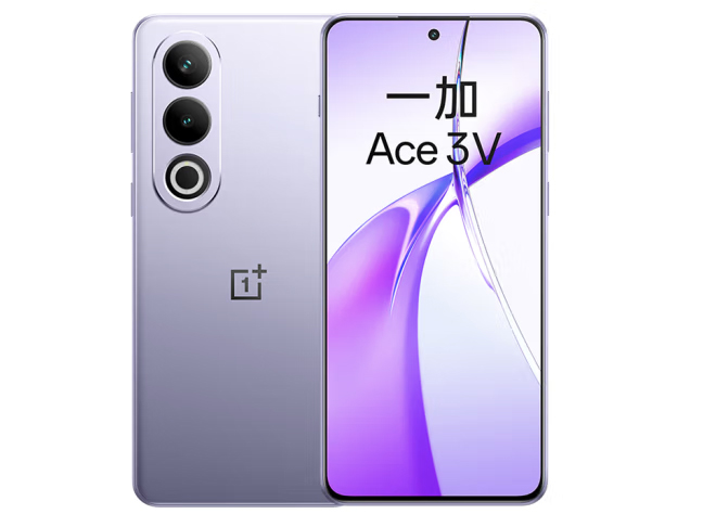一加 Ace 3V 16GB+512GB 幻紫银 高通第三代骁龙 7+ 芯片 5500mAh 超长续航 OPPO AI 5G直屏游戏手机