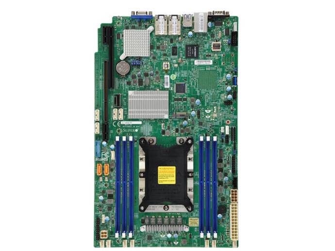 超微 服务器主板 支持单插槽 志强 LGA 3647 万兆网口 X11SPW-TF