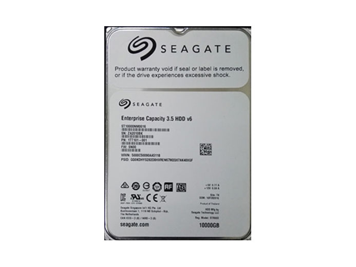 希捷银河Exos X16系列10TB ST10000NM001G企业级机械硬盘CMR服务器硬盘SATA接口3.5英寸
