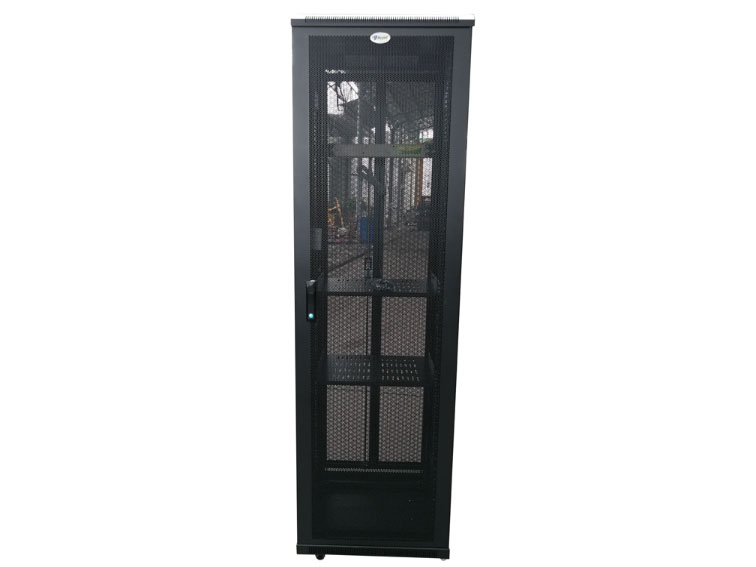 金盾 ND系列 网孔门机柜 前单开 后双开网孔门  ND61242-MB 600*1200*2045	
