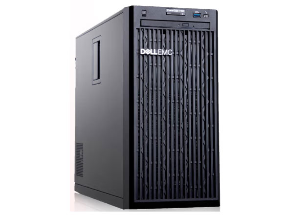 戴尔（DELL）T150单路塔式存储服务器主机（至强E-2314四核2.8G 16GECC 1TB*2）