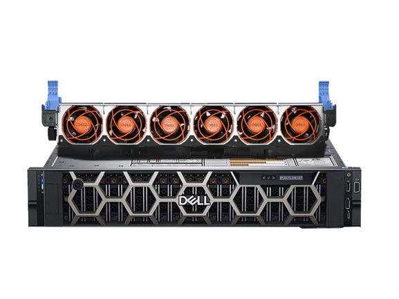 戴尔（DELL）服务器主机R740丨至强银牌 2颗4210R 20C/40T丨32G内存丨2块4T 硬盘丨H350