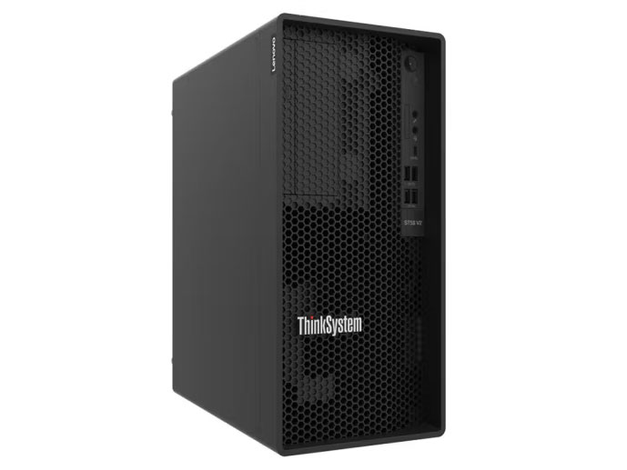 联想（Lenovo）ST58 v2 小型4U塔式服务器主机 至强E-2324G 四核3.1-4.6GHz 16G内存丨256G*2