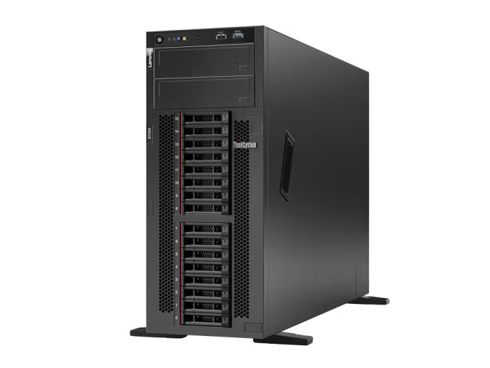 联想（Lenovo）ST558 塔式服务器主机 4U双路GPU服务器  1颗5218R 20核2.1GHz 16G内存丨2T硬盘