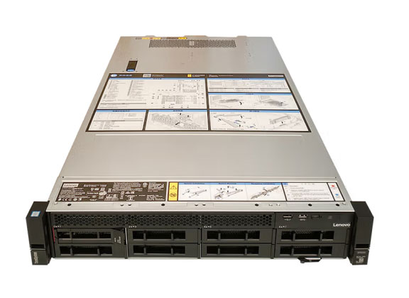 联想服务器ThinkServer SR588 2U双路机架式服务器主机 5218R 【2.3G 16核32线程】 16G内存/4T硬盘/550W 