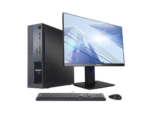 清华同方信创 超翔TZ830-V3 国产化台式机电脑 兆芯ZX-EKX-U6780A 8G DDR4  256G SSD  2G独显 国产试用 23.8英寸 无光驱/P13 机箱/有线键鼠