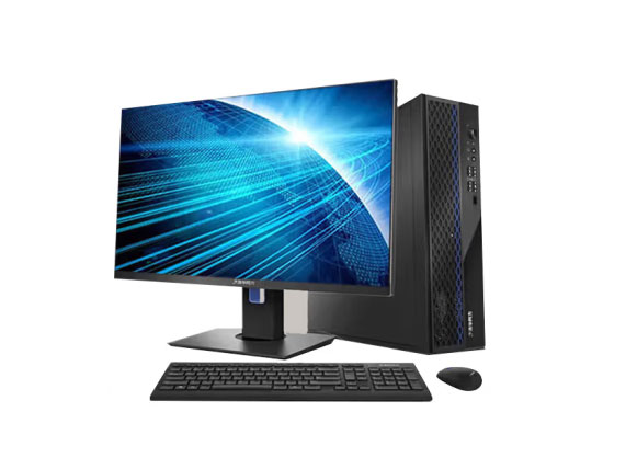 清华同方超翔TF830-V050-1 国产信创台式电脑 飞腾腾锐D2000/8G DDR4 /256G SSD/2G独显/23.8寸/麒麟或统信试用版 无光驱/P8 机箱 /23.8寸显示器