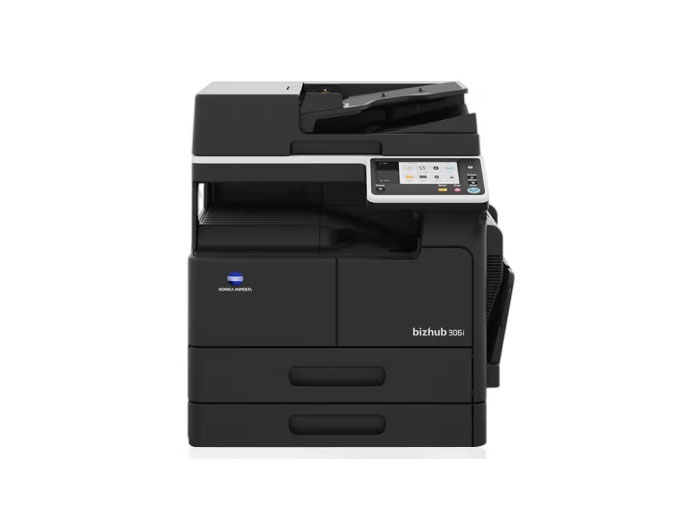 柯尼卡美能达 KONICA MINOLTA bizhub 306i A3 A4黑白复合机打印复印扫描一体机