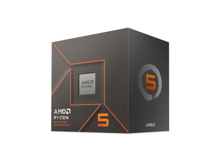 AMD 锐龙5 8500G处理器(r5) 6核12线程 加速频率至高5.0GHz 含Radeon Graphics集显