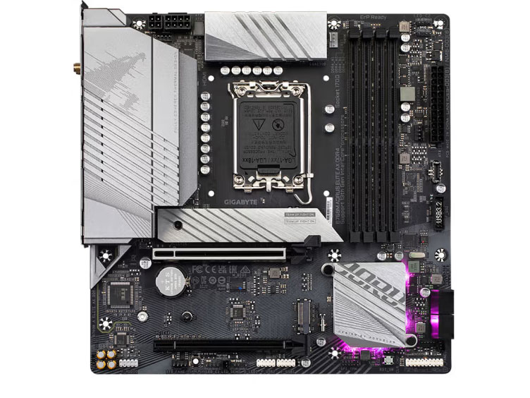 技嘉（GIGABYTE）小雕WIFI B760M AORUS ELITE D4 主板支持CPU 