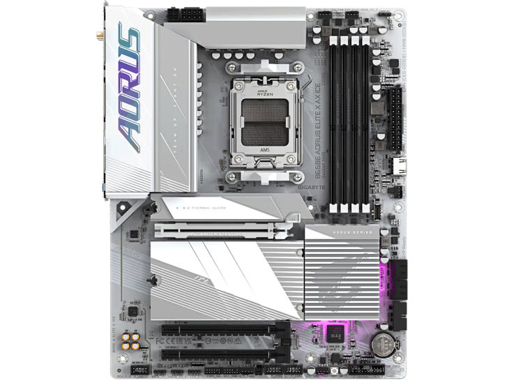 技嘉（GIGABYTE） AMD B650E AORUS主板小雕超级雕 支持新品7000系列CPU B650E A ELITE X ICE冰雕WiFi