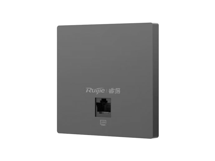 锐捷（Ruijie）无线ap面板RG-EAP102(F)无线速率双频1167M 企业级全屋wifi路由器 入墙式别墅酒店大户型组网