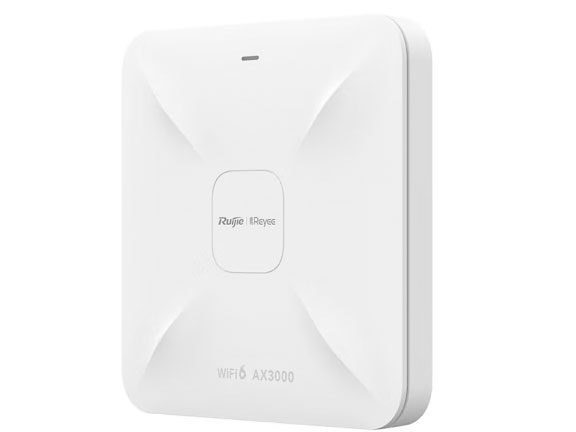 锐捷（Ruijie）千兆WiFi6无线AP吸顶 RG-RAP2261(G) 双频3000M 160M频宽 2.5G网口 高速穿墙企业级无线接入点