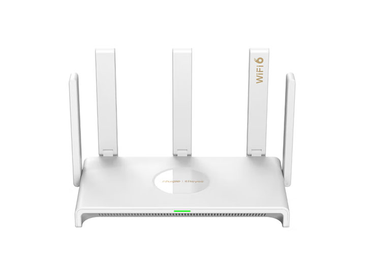 锐捷（Ruijie）千兆WiFi6家用无线路由双频3000M RG-EW3000GX 160M频宽 双WAN口 MESH组网