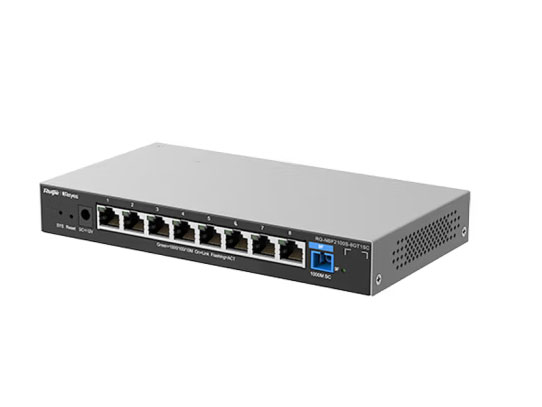锐捷（Ruijie）二层网管易光接入交换机ONU RG-NBF2100S-8GT1SC 