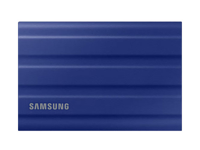 三星（SAMSUNG）4TB Type-c接口 移动固态硬盘（PSSD）T7 Shield 魔力蓝  NVMe传输速度1050MB/s IP65三防保