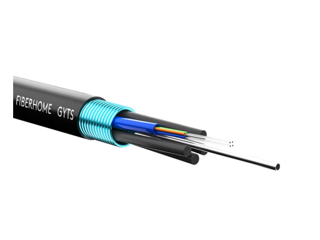 烽火（FiberHome）GYTS-48B1.3 电信级工程铠装48芯单模室外光缆