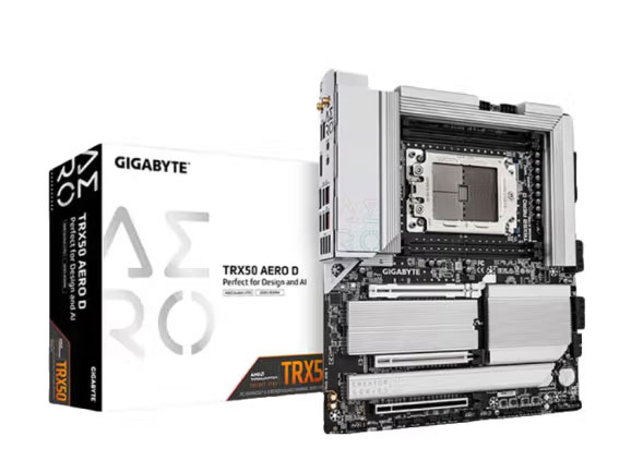 技嘉 TRX50 AERO D 主板 7960/70/80X系列 高端工作站CPU处理器 TRX50 AERO D 单主板