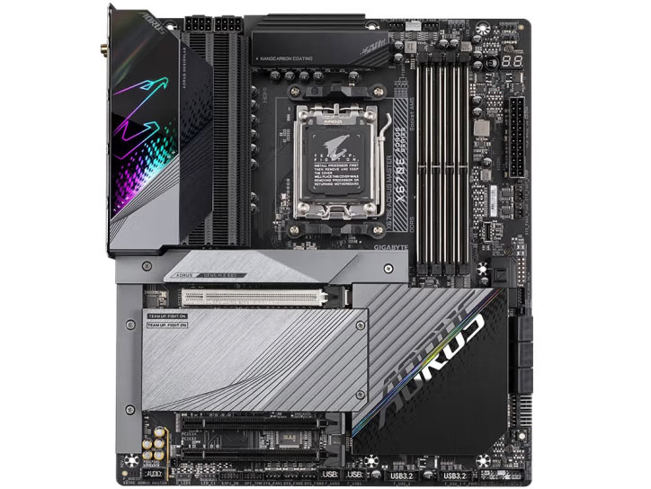技嘉（GIGABYTE） X670E超级雕/小雕/冰雕 台式机电脑主板 支持AMD AM5处理器 X670E AORUS MASTER超级雕