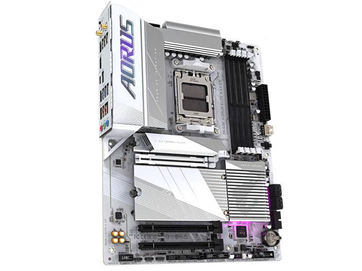 技嘉（GIGABYTE）冰雕B650E AORUS ELITE X AX ICE主板DDR5支持AMD CPU AM5 7950X3D/7900X3D/7800X3D