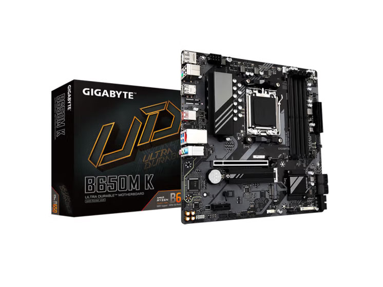 技嘉（GIGABYTE）B650M K 主板DDR5 支持CPU 7950X3D/7800X3D B650M K 耐久小板D5