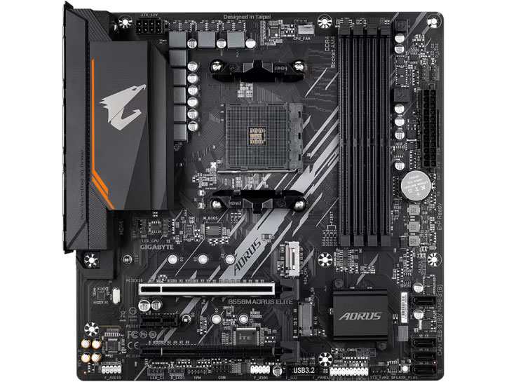 技嘉（GIGABYTE）小雕 B550M AORUS ELITE 主板DDR4支持处理器45005600X5700G5800X AMD B550 Socket AM4