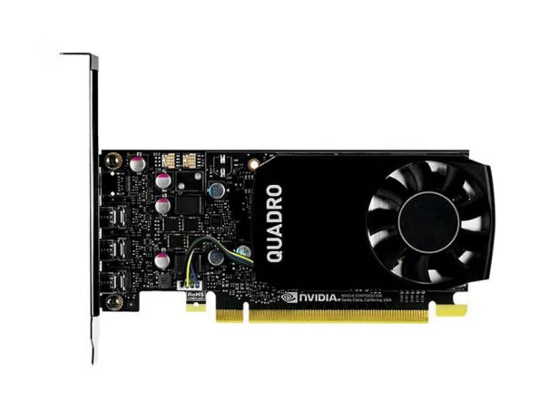 丽台（LEADTEK）NVIDIA 多屏/平面制图设计渲染专业绘图显卡 P600 2G GDDR5(Mini DP*4)
