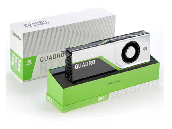 英伟达（NVIDIA）RTX8000 48G 3D建模渲染绘图服务器工作站GPU专业图形显卡NVIDIA RTX8000 48G DP*4+USB-C  工包