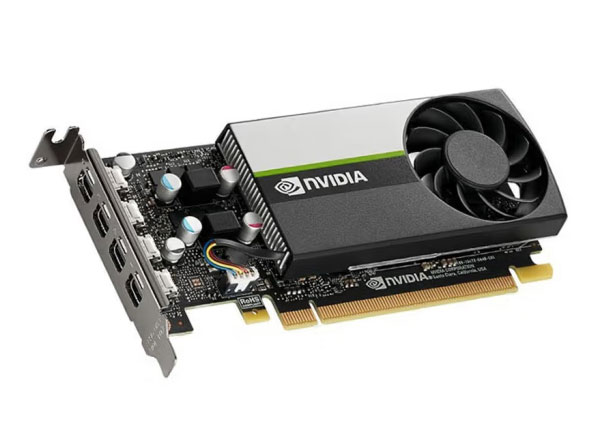 英伟达（NVIDIA） 工作站显卡PCIe 适用各品牌主机 T1000 4G显卡(mini DP*4)工包