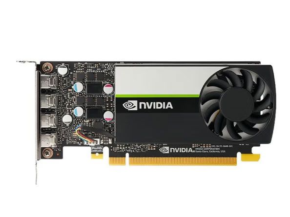 英伟达（NVIDIA） 工作站显卡PCIe 适用各品牌主机 T1000 8G显卡(mini DP*4) 工包