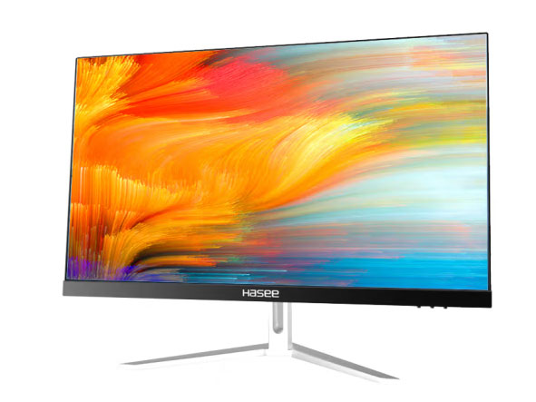 神舟（HASEE）新锐T35B一体台式电脑办公主机  新锐T35B-2023T1	I5-12450H /16G DDR4 3200/ 1TBSSD /集显/无线网卡 /麦克风/扬声器/23.8窄边框屏（1920*1080）/Win11/键鼠/黑色