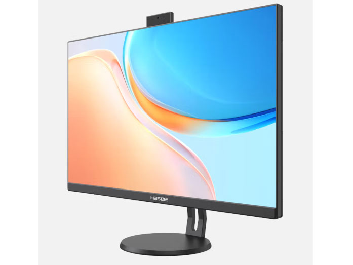 神舟（HASEE）新锐T77B一体台式电脑办公主机  新锐T77B-2024T1	I7-12650H /16G DDR4 3200/ 1TBSSD /集显/无线网卡 /麦克风/扬声器/27窄边框屏（1920*1080）/Win11/键鼠/黑色