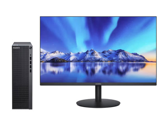 华为（HUAWEI）擎云B530E 商用办公台式机电脑整机（i5-12400 8G 256G 2G独显）23.8英寸