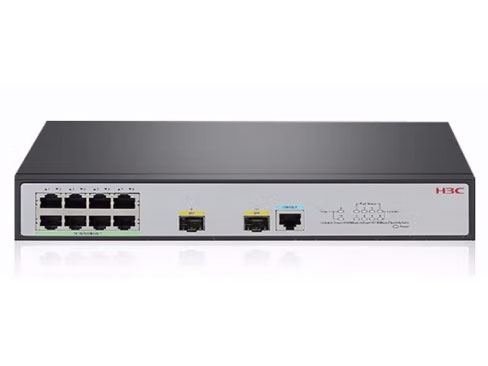 H3C华三千兆交换机企业级S1850V2-EI系列WEB管理型即插即用 S1850V2-10P-PWR POE功率64W