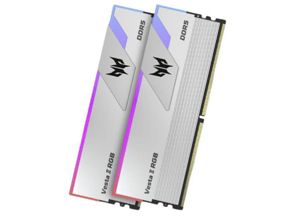 宏碁掠夺者（PREDATOR）BL.9BWWR.361   32G（16G*2）   6800Hz  DDR5 台式机电脑RGB内存条  C34 炫光星舰银