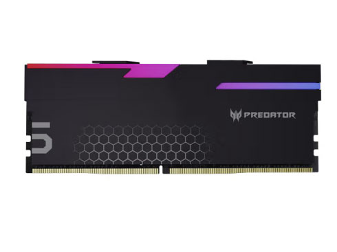 宏碁掠夺者（PREDATOR）BL9BWWR406 32G(16G×2)套装 DDR5 7200频率 台式机内存条 Hermes冰刃系列 RGB灯条(C3