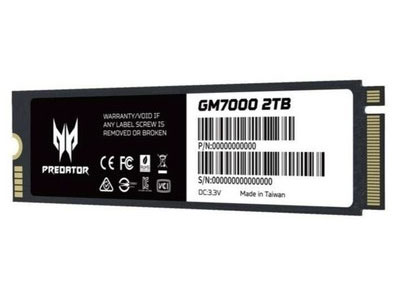 宏碁掠夺者（PREDATOR）BL.9BWWR.104  512G SSD固态硬盘 M.2接口(NVMe协议) GM7000系列｜NVMe PCIe 4.0读速